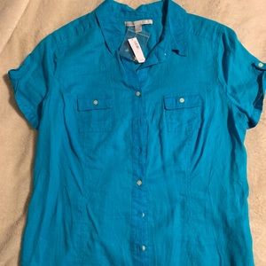 Old navy Linen Camp Shirt